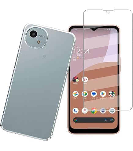 【値下】docomoAQUOS wish 4 黒 本体 保護ケース保護フィルム付 AQUOS wish wish4 フィルム 全面保護 2.5D 強化ガラスフィルム